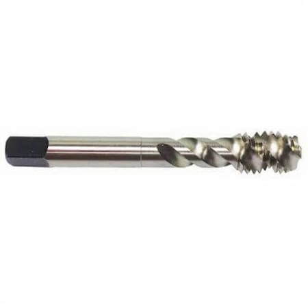 Spiral Flute Tap, Series 2102M, Metric, M5x08, SemiBottoming Chamfer, 3 Flutes, HSS, Bright, Clas